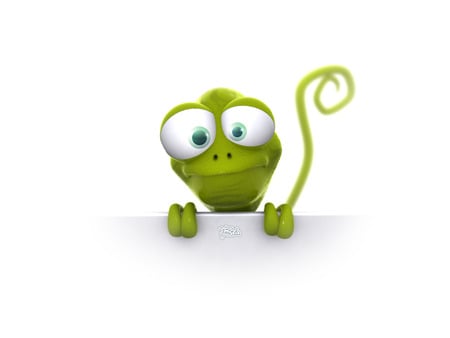 Chameleon - 3d, funny, chameleon