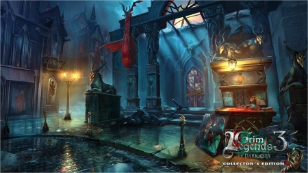 Grim Legends 3 - The Dark City01 - fun, puzzle, hidden object, cool, video games