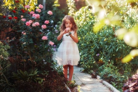 ♥ - flowers, girl, cute, photography