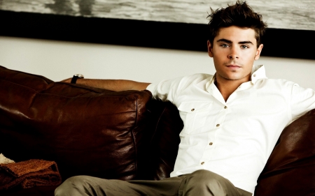 zac efron - efron, zac, couch, man