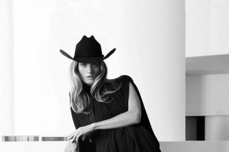 Do I Look Happy.. - style, girls, western, women, models, hats, cowgirl, fun, female, blondes, fashion