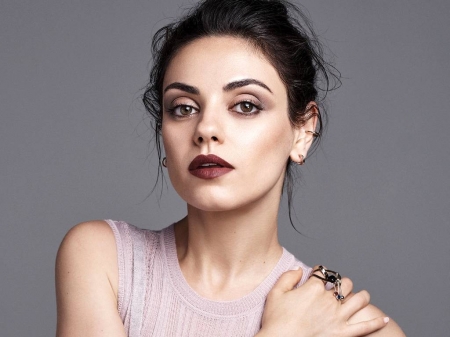 Mila Kunis - face, mila, mila kunis, wallpaper, model, beautiful, actress, close up, kunis, 2016