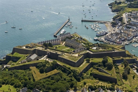 Citadelle Vauban Hotel-Musee - France, Citadelle, grass, citadel, Vauban, old, fortress, hotel, sky view, Ocean, Hotel Musee, French, Europe, European, architecture, vintage, building, Sea