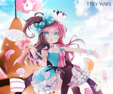 TinyWars Amy Castle Candy Girl - anime game, anime girl candy, anime tiny, tinywarsgame, tinywars anime, candy girl, tinywars, anime tower defense, anime app