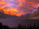 St Mary Lake, Glacier National Park, Montana