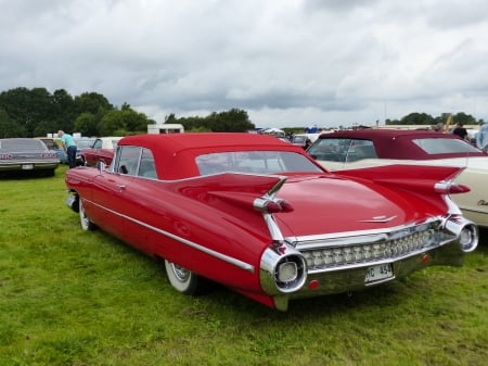 Nasco Yankee Meet Falkoping 2016 - sky, trees, car, red, grass, show