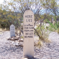 Boothill Cemetery Marker, Tombstone, Arizona