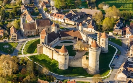 Chateau de Blandy-les-Tours - France - castles, chateau de blandy, france, architecture, buildings, medieval