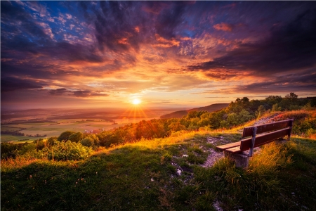 ♥ - clouds, sunset, nature, sky