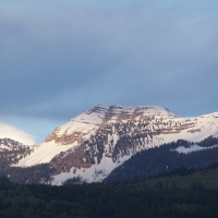 Storm lifted over the Tetons