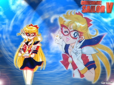 Sailor V - sailor moon, Sailor Venus, anime girls, Sailor V