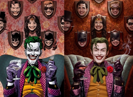 Two Peas In A Pod - joker art, batman, batman villains, joker