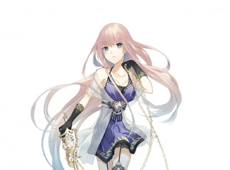 Lily Knight - game, orginal, girl, sword, long hair, kaku, knight, cg, fantasy