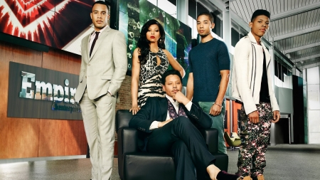 EMPIRE CAST - trai, terrence, taraji, jussie, bryshere