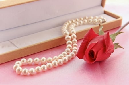 â™¥ - pearl, flower, rose, abstract