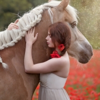 Girl and horse