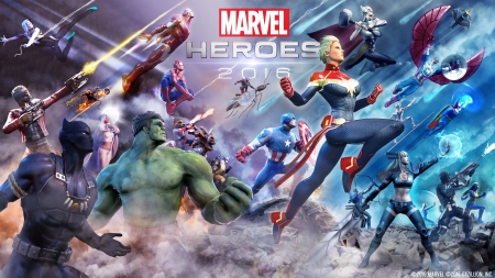 Marvel heros - 2016, heros, action, movies, marvel