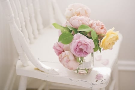 Still life - pink, pastel, flowers, bouquet, colors, still life