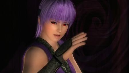 Ayane - Purple, Japanese Girl, Cute Anime, Doa5, Games, Purple Hair, Ayane, Ninja, Purlpe Rose, Fighter