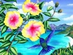 Hummingbird in Paradise