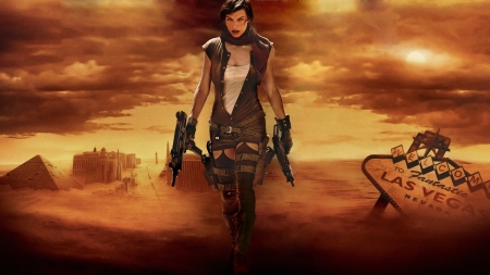 resident evil - resident, evil, desert, vegas