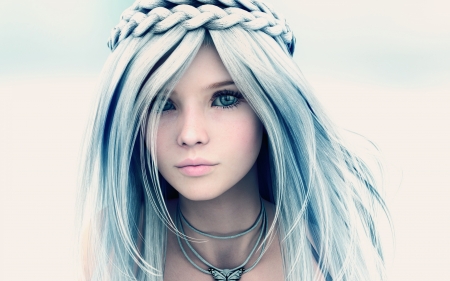 Beautiful Babe - cgi, rendering, graphics, 3d, high end, fantasy, cg