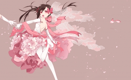 Lolita Fashion - manga, anime, lolita fashion, dress, girl, pink