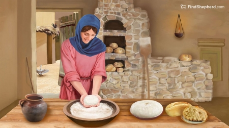 Parable of the Yeast - women, home, bread, yeast