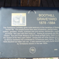 Educational Plaque, Tombstone, Arizona