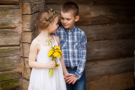 â™¥ - flowers, girl, happy, boy