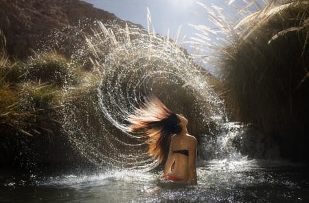 Beauty - summer, beautiful, sea, girl, woman, paradise