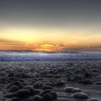 Rocky Beach Sunset