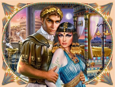 Anthony & Cleopatra - abstract, fantasy, people, other