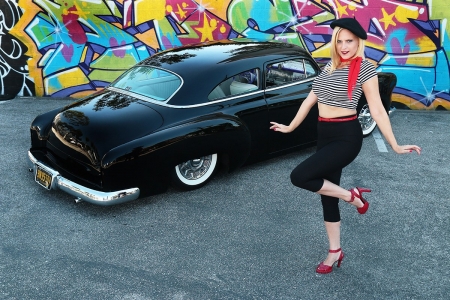 1952 Chevy Sedan - classic, pin up, model, gm