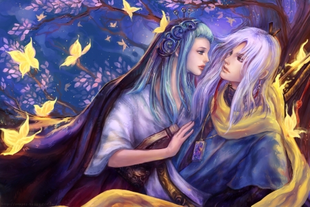 ♥ - abstract, couples, fantasy, art