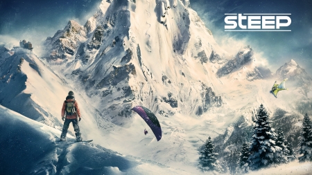 Steep - sports, PS4, game, snow boarding, Xbox One, extreme sports, snow, PC Gaming, open world, mountain, Ubisoft, Windows, gaming, video game, Steep