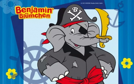 Benjamin the Pirate Elephant - media programme, kiddinx, germany, cartoon