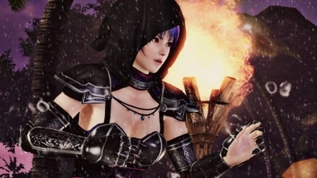 Ayane - halloween, assassin, zack island, fighter, snowy, kunoichi, ayane