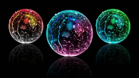 spheres - cool, design, fun, 3d, abstract, spheres