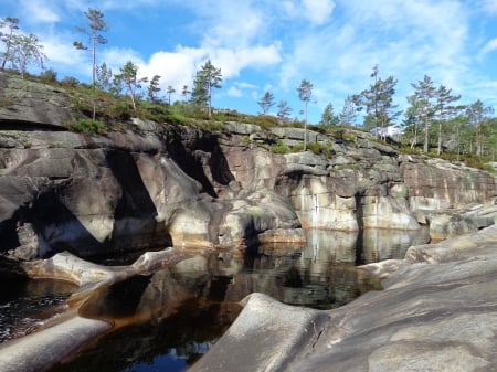 Yettegrytene - norway, europe, nissedal, rocks