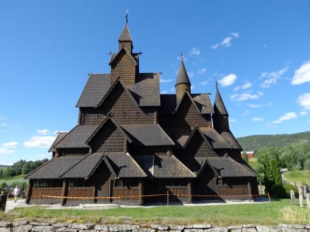 Heddal - scandinavia, norway, church, heddal