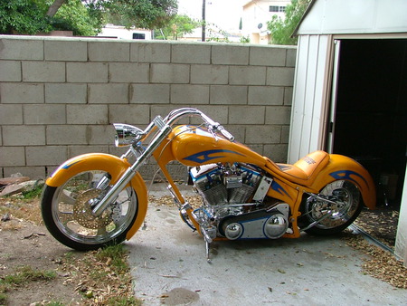 Steel Dreams Are Made Of This! - custom hd chopper, motorcycle, harley davidson