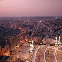 Mecca at night