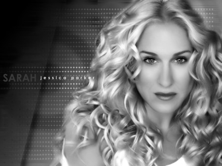 Sarah Jessica Parker - sex and the city, movies, black n white