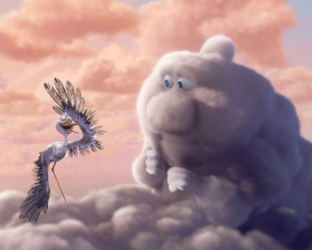 Up - up, cloud, movie, bird