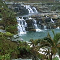 river waterfall