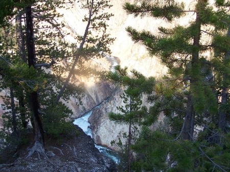 River View Grand Canyon of West Yellowstone - Mountains, Scenic, Tourism, Rivers, Canyons