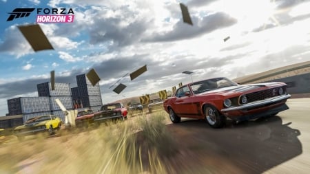 Forza Horizon 3 - Forza Horizon 3, game, cars, racing, Ford Mustang, Ford, gaming, video game, Forza