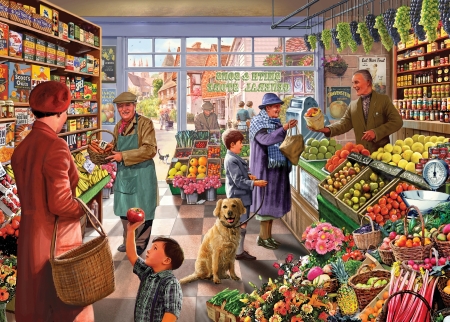 Village green grocer