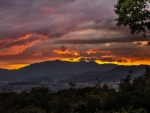 Sunset over Kyoto, Japan